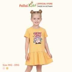 Đầm Dáng Đuôi Cá Cotton Mỹ Bé Gái Cao Cấp - 02C 8021