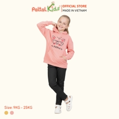 Áo Hoodie Cotton Melan Hình In Động Vật Cute Bé Gái Cao Cấp  - 191 4009