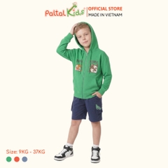 Áo Khoác Cotton TC Chống Nắng Hình In Sóc Chuột Bé Trai Cao Cấp - 431 4024