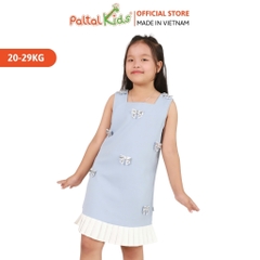 Đầm Dáng A Đuôi Cá Đính Nơ Lụa Nhung Cao Cấp - 26C 8037