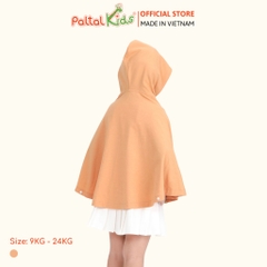 Áo Choàng Cánh Dơi Cotton Melan Bé Gái Cao Cấp - 191 4007
