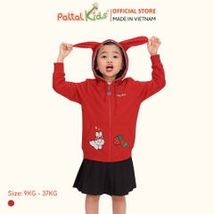 Áo Khoác Tai Thỏ CVC Bé Gái Cao Cấp - 401 4015