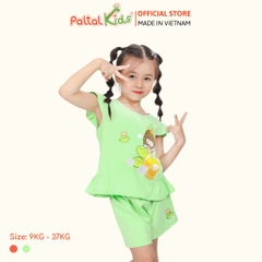 BST Mùa Hạ - Bộ Đùi Tay Ngắn Cotton Mỹ Bé Gái Cao Cấp - 025 5156