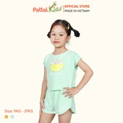 BST Mùa Hạ - Bộ Đùi Tay Ngắn Cotton Mỹ Bé Gái Cao Cấp - 025 5158