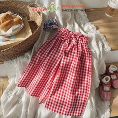 Quần Dài Đũi Sọc Caro Cột Nơ Cao Cấp - 568 8522