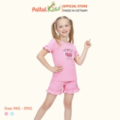 BST Mùa Xuân - Bộ Đùi Tay Ngắn Cotton Mỹ Bé Gái Cao Cấp - 025 2038