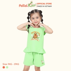 BST Mùa Hạ - Bộ Đùi Tay Ngắn Cotton Mỹ Bé Gái Cao Cấp - 025 2161