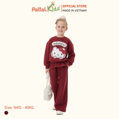 BST Mùa Đông - Đồ Bộ Tay Dài Nỉ Trung Bé Gái Cao Cấp - 223 6051