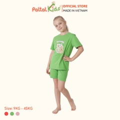 Đồ Bộ Đùi Form Rộng Hình In Capybara Cotton Mỹ Bé Gái Cao Cấp - 025 2159
