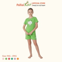Đồ Bộ Đùi Hình In 3 Chú Thỏ Cotton Mỹ Bé Gái Cao Cấp - 025 2160