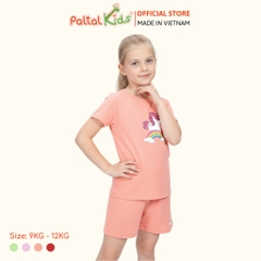 Đồ Bộ Đùi Cơ Bản Cotton Mỹ Bé Gái Cao Cấp - 025 2016 - Size 9