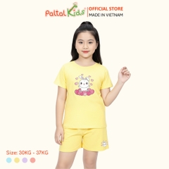 Đồ Bộ Đùi Cơ Bản Cotton Mỹ Bé Gái Cao Cấp - 025 5164 - Size 14
