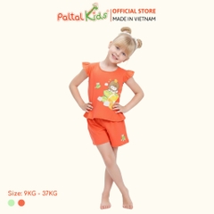 BST Mùa Hạ - Bộ Đùi Tay Ngắn Cotton Mỹ Bé Gái Cao Cấp - 025 5156