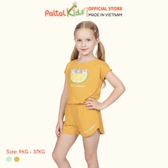 BST Mùa Hạ - Bộ Đùi Tay Ngắn Cotton Mỹ Bé Gái Cao Cấp - 025 5158