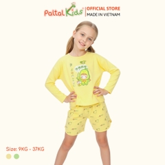 BST Mùa Thu - Bộ Đùi Tay Lỡ Cotton Mỹ Bé Gái Cao Cấp - 025 5195