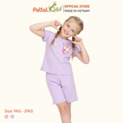 BST Mùa Thu - Bộ Đùi Tay Lỡ Cotton Mỹ Bé Gái Cao Cấp - 025 5198