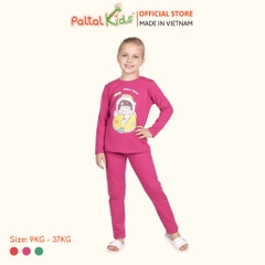 BST Mùa Đông - Đồ Bộ Tay Dài Cotton Mỹ Bé Gái Cao Cấp - 023 6021