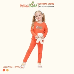 BST Mùa Đông - Bộ Dài Tay Dài Cotton Mỹ Bé Gái Cao Cấp - 023 6083