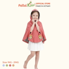 Áo Choàng Cánh Dơi Cotton Melan Bé Gái Cao Cấp - 191 4026