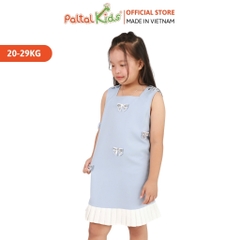 Đầm Dáng A Đuôi Cá Đính Nơ Lụa Nhung Cao Cấp - 26C 8037