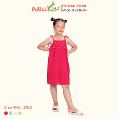 Đầm Dáng A Hai Dây Lanh Lạnh Cao Cấp - 252 8027