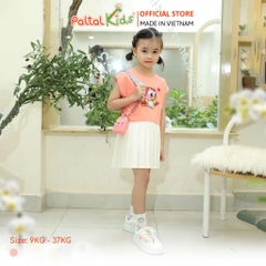 Áo Croptop Cotton Mỹ Bé Gái Cao Cấp - 020 1372