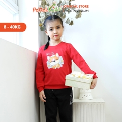 BST Mùa Đông - Đồ Bộ Tay Dài Cotton Borib Bé Gái Cao Cấp - 223 6042