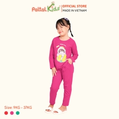 BST Mùa Đông - Đồ Bộ Tay Dài Cotton Mỹ Bé Gái Cao Cấp - 023 6021