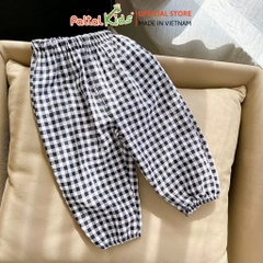 Quần Dài Đũi Sọc Caro Bo Lai Cao Cấp - 568 8523