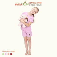 Đồ Bộ Đùi Cơ Bản Cotton Mỹ Bé Gái Cao Cấp - 025 5159 - Size 9