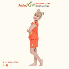 BST Mùa Hạ - Bộ Đùi Tay Ngắn Cotton Mỹ Bé Gái Cao Cấp - 025 5156