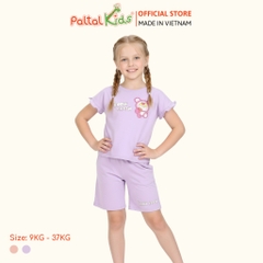 BST Mùa Thu - Bộ Đùi Tay Lỡ Cotton Mỹ Bé Gái Cao Cấp - 025 5198