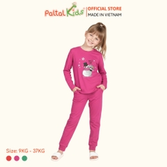 BST Mùa Đông - Đồ Bộ Tay Dài Cotton Mỹ Bé Gái Cao Cấp - 023 6037