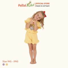 BST Mùa Xuân - Bộ Đùi Tay Ngắn Cotton Mỹ Bé Gái Cao Cấp - 025 2174