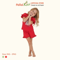 BST Mùa Xuân - Bộ Đùi Tay Ngắn Cotton Mỹ Bé Gái Cao Cấp - 025 2170