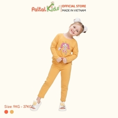 BST Mùa Đông - Bộ Dài Tay Dài Cotton Mỹ Bé Gái Cao Cấp - 023 6084