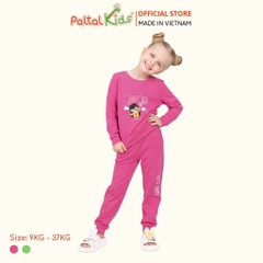 BST Mùa Đông - Bộ Dài Tay Dài Cotton Mỹ Bé Gái Cao Cấp - 023 6034