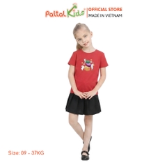 TRUNG THU 2024 - Áo Thun Cotton Mỹ Hình In Chú Thỏ Và Bánh Trung Thu Bé Cao Cấp - 020 1428