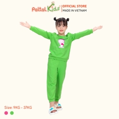 BST Mùa Đông - Đồ Bộ Tay Dài Cotton Mỹ Bé Gái Cao Cấp - 023 6018