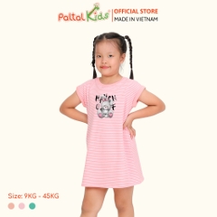 Đầm Dáng A Cánh Dơi Cotton Mỹ Cao Cấp - 02C 8024