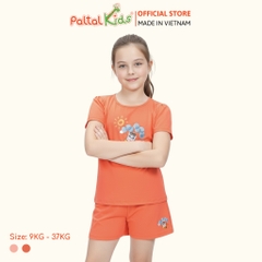 BST Mùa Xuân - Bộ Đùi Tay Ngắn Cotton Mỹ Bé Gái Cao Cấp - 025 2043