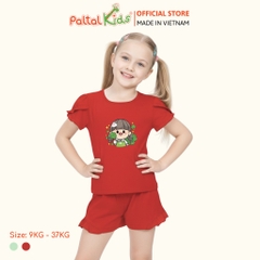 BST Mùa Xuân - Bộ Đùi Tay Ngắn Cotton Mỹ Bé Gái Cao Cấp - 025 2027