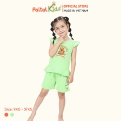 BST Mùa Hạ - Bộ Đùi Tay Ngắn Cotton Mỹ Bé Gái Cao Cấp - 025 2161