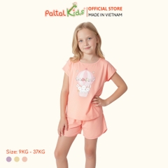 BST Mùa Hạ - Bộ Đùi Tay Ngắn Cotton Mỹ Bé Gái Cao Cấp - 025 2155