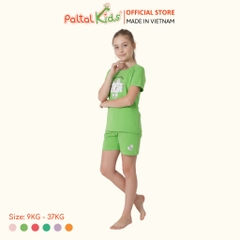 Đồ Bộ Đùi Hình In 3 Chú Thỏ Cotton Mỹ Bé Gái Cao Cấp - 025 2160