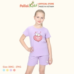 Đồ Bộ Đùi Cơ Bản Cotton Mỹ Bé Gái Cao Cấp - 025 2015 - Size 14
