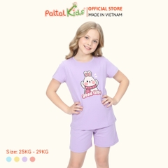 Đồ Bộ Đùi Cơ Bản Cotton Mỹ Bé Gái Cao Cấp - 025 5163 - Size 13
