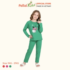 BST Mùa Đông - Đồ Bộ Tay Dài Cotton Mỹ Bé Gái Cao Cấp - 023 6037