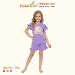 BST Mùa Xuân - Bộ Đùi Tay Ngắn Cotton Mỹ Bé Gái Cao Cấp - 025 2153