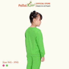 BST Mùa Đông - Bộ Dài Tay Dài Cotton Mỹ Bé Gái Cao Cấp - 023 6034
